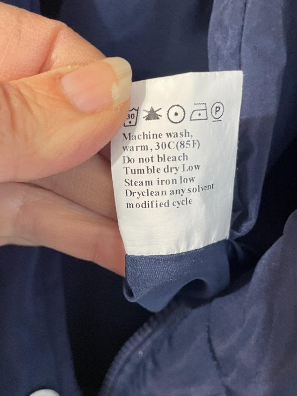 DOKOTOO Women's Quilted Long Navy Vest. XL - Picture 6 of 7